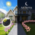 Solar Lantern Light Replacement Top, LED Solar Panel Lantern Lid Replacement for Outdoor Flower DIY Garden Decor (2PCS)
