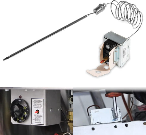 PP10084 High Limit Switch for Pitco Frying Equipment, Use for Electric or Gas Fryers, LCH Hi-Limit 450 °F