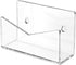 Richboom Acrylic Mail Holder, Envelope Holder for Desk Countertop, Letter Holder for Home Office School (1 Section