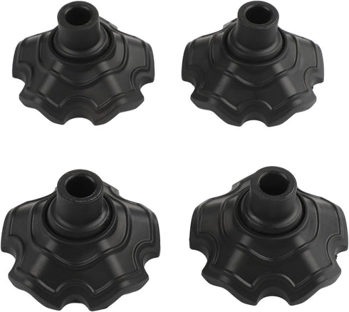Tydurholy 4Pcs Camping Chair Foot Pads, Non-Slip Plastic Leg Covers With Adjustable Angle,