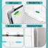 Double Sided Magnetic Monthly Calendar Dry Erase Board, 24 x 18 Inches, Wall Hanging Aluminum Frame