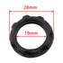 E-outstanding E12 4PCS 3/4 Inch E12 28MM 19MM Light Socket Ring I.D Black Phenolic Rings for Threaded Candelabra Base