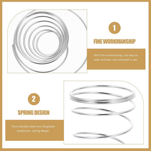 4pcs MAGICLULU Stainless Steel Ice Cream Cone Holder Stand, Waffle Cone Display Rack for Dessert Buffet and Party