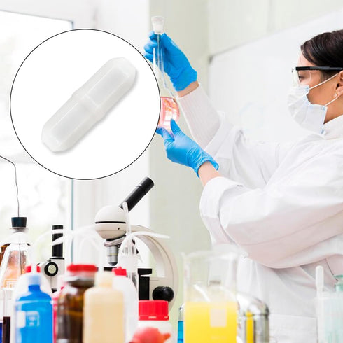 Magnetic Stir Bars 20pcs PTFE Magnetic Stirrer Mixer Bar, 20 mm/0.8 Inch Laboratory Stirrer Mixer Bar