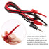 Multimeter Leads, Electrical Test Lead Kit: Banana to Alligator Clips, Plugs, and Mini Hooks Set (3 Pair)