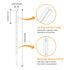 G2PLUS 100PCS 5ml Transfer Pipettes, Plastic Graduated Pipettes, Calibrated Disposable Dropper for Liquid, Essential Oils, Science Laboratory, Experiment, Essential Oils, Make up Tool
