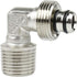 Maxline 90 Degree Elbow Fitting 1/2 Tubing x 1/2" Male NPT for Compressed Air Piping M8085