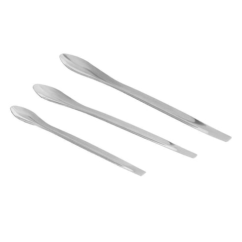 15Pcs Stainless Steel Lab Spatula Micro Scoop - Reagent Laboratory Mixing Spatula 22cm Long Sampling Spoon