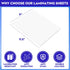 CAREGY Thermal Laminating Pouches, 200 Pack, 3 Mil, Clear, Letter Size