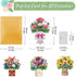 TRYUEN 3D Flower Pop Up Greeting Cards, Flower Bouquet Card for Mother's Day Birthday Valentine's Day Graduation