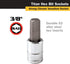 Titan 15660 3/8-Inch Drive x 3/8-Inch Hex Bit Socket by Titan