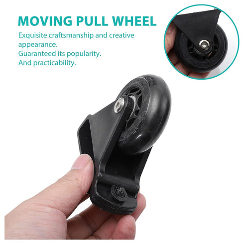 2pcs Leveling Casters Leveling Casters Cart Accessories Telescopic Ladder Wheel Practical Balance Bar Pulley Home
