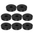 8pcs Rubber Spacer, 2 Inch OD, 0.55 Inch ID, 0.4 Inch Thick Neoprene Round Anti Vibration Isolation Pads, Black, for