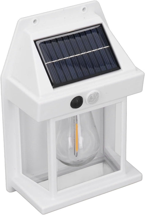 Diydeg Solar Wall Lantern Lights, IP65 Outdoor Wall Sconce, LED Solar Lights