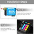 BeOne 822XL Ink Cartridges Remanufactured Replacement for Epson 822 XL, Workforce Pro WF-3820 Printer