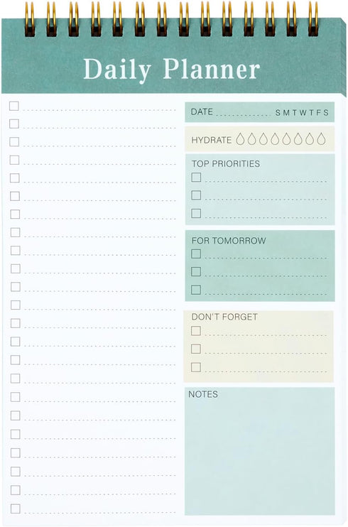To Do List Notepad, 52 Sheets Undated Daily Planner 2024, 5.2"x7.8" for School and Office Supplies