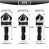 3Pcs Countersink Drill Bits 5 Flute 90 Degree Chamfering Countersink Drill Bit Set with 1/4'' Hex Shank Woodworking Chamfer Drilling Tool Carbon Steel 12mm/16mm/19mm