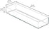 Set 6 iDesign Plastic Makeup Drawer Organizer Tray - Vanity Organizer or Desk Drawer Organizer - of - Clear