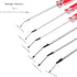6pcs Plastic Handle Triangle Head Screwdriver Set, Magnetic Tip Y Shape Screwdrivers (1.8/2.0/2.3/2.7/3.0/4.2mm)