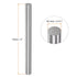 HARFINGTON 5pcs Round Rods, 7.9mm x 100mm High Speed Steel (HSS) Lathe Bar Stock DIY Craft Tools for Turning, Facing,