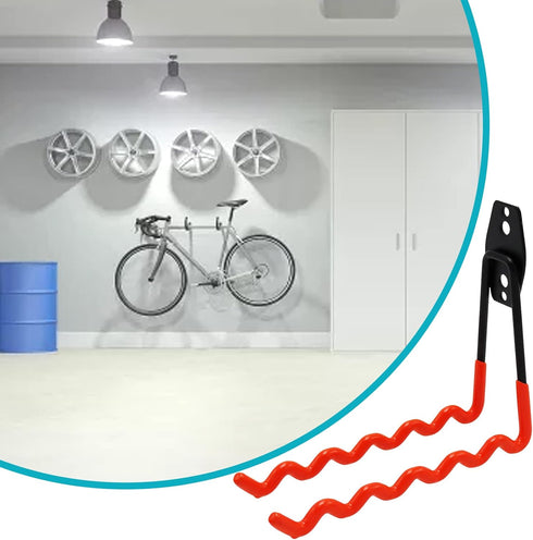 Eagles Garage Wall Hooks, Steel Heavy Duty Garage Storage Hooks with Anti-Slip Coating,Wall Mount Garage Hanger Organizer,Tool Hangers for Hanging Bike, Ladder and Garden Tools(Wave) by Eagles