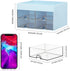LETURE Desk Organizer with Drawer, Blue Desktop Accessories Caddy for Pens, Business Cards, and Paperclips