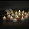 LED Tea Lights Candles- 50PACK Flameless Candles Realistic and Bright Flickering Long