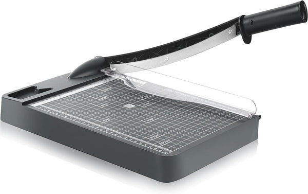 Paper Cutter, 12 Inch Heavy Duty Guillotine Paper Trimmer with Safety Guard, 12-Sheet Capacity for Cardstock