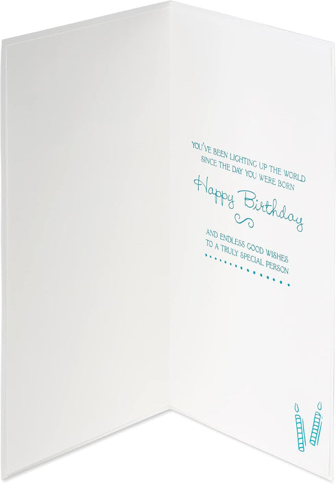 Papyrus Birthday Card, Lighting Up The World