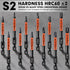 12-Pack Set (T5-T40) 3-Inch S2 Set, 1/4" Impact Security Torx Bit Long, Steel, Professional Tamper Proof Star Bits