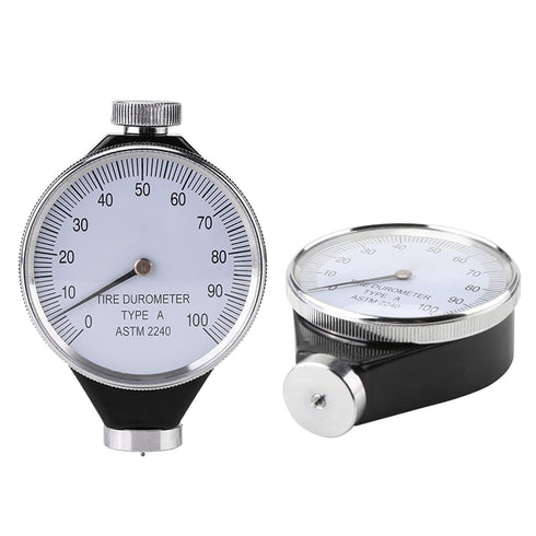 A Durometer, Rubber Hardness Tester, Rubber Tire Durometer Hardness Tester Meter 0-100 HA(Type A)