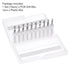 uxcell Micro PCB Drill Bit Set, 1/8" Shank Tungsten Carbide CNC Engraving Bits, 10pcs