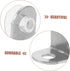 Angoily Stainless Steel Corner Brackets for Shelves Heavy Duty Brackets for Glass and Support of Durable Angle Braces