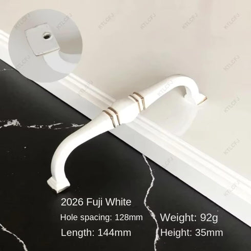 Aoleegatt Handle(2026-96-Fuji European Square Handle Modern Minimalist Bedside Cabinet Wardrobe Door Wine Cabinet