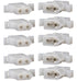 Molex Connector Lot - 5 Matched Sets, 2-Circuits with 14-20 AWG .093" Pins, Free Hanging