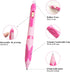 M&G 6 PCS Retractable Erasable Gel Pens,Black Ink Gel Pens Make Mistakes Disappear, Premium Comfort Grip Note Taking and Crossword Puzzles