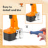 8 Pcs Metal Replacement Belt Hook Clip for Dewalt Tool, Stainless Steel Driver Belt Clips with Screws