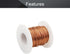 Fielect 20 AWG Magnet Wire 0.8mm/0.0314" Dia Enameled Copper Wire Winding Coil 49.2Ft Length