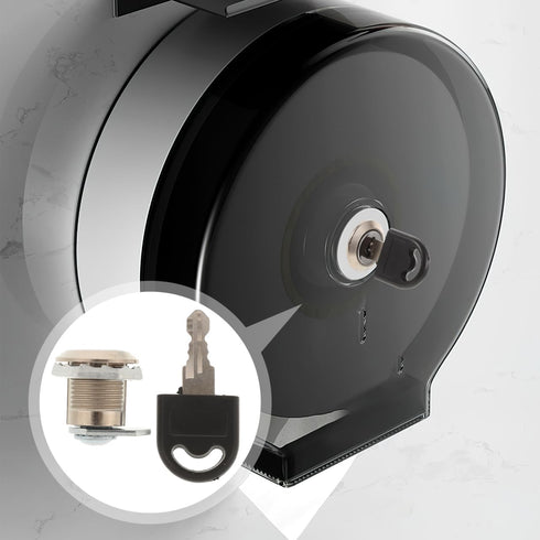 Set Commercial Stainless Steel Lock and Key for Roll Paper Towel Dispenser and Toilet Paper Dispenser Replacement