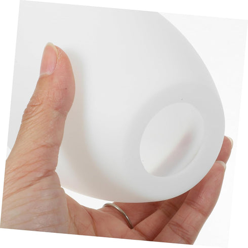 5.35X3.54X1.96 Inch Set 5 GANAZONO Horseshoe Lampshade Plastic Lamp Shade of for Table Lamps Easy Install Light Cover