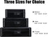 9.84"x 7.87"x 3.54" KYODOLED Large Cash Box with Combination Lock Safe Metal Money Box with Money Tray for Security