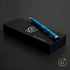 Garland Metal Twist Pen - Made in USA, Blue Paisley Design with Chrome Finish, Gift Box, Refillable with Universal #1