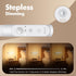 EVXVE 15.4" Closet 180 180 3 Dimmable (2 Pack) Motion Sensor Lights, Rotatable Under Cabinet Lighting Wireless, Lumens