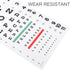 Complete Snellen Eye Exam Kit, Eye Chart for 20 Feet Eye Exams with Occluder and Pointer