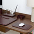 Maruse Italian Leather Mouse Pad, Handmade in Italy, Brown