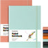 Business Journals 2 PACK, B5 College Ruled Notebook, Large Soft Cover Journal, 376 Numbered Pages, Pink Mint