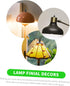 HOMSFOU 2pcs Lamp Finials Simple Decorative Knobs for Table and Floor Lamps Easy to Install Light Accessories Fits