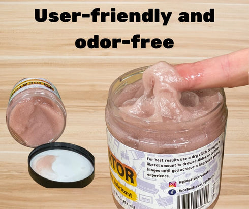 Glideator (4 oz) Wood Lubricant for Drawers, Doors, Hinges and More! DIY