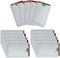 Owfeel RFID Blocking Silver Credit Card Sleeves Pack of 15 - Contactless Card Protection Holders, Anti Theft Waterproof