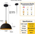 9.8 inches, 78.74 inches, Modern Industrial Black Chandelier line Length Kitchen Island, Bedroom, Dining Room, Living